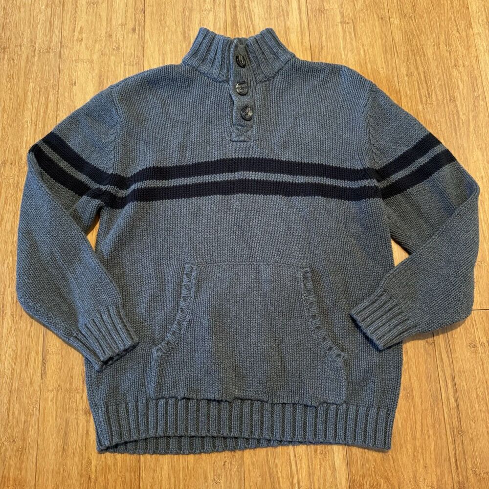 Boys Vintage Old Navy 100% Cotton Cowl Neck Sweater Size Large (10/12)